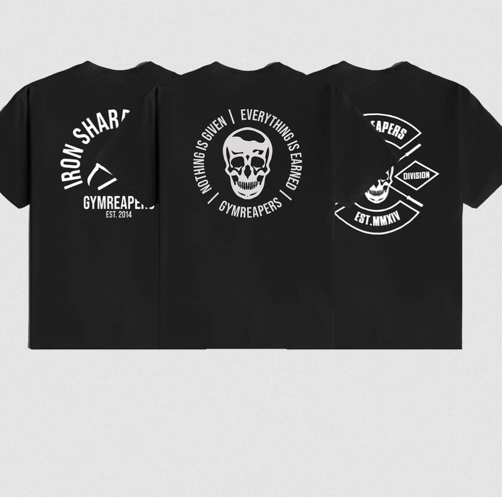 GYMREAPERS GRAPHIC TEES BUNDLE